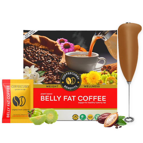 belly fat coffee premix with frother