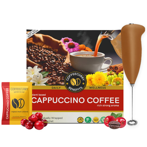 Cappuccino Coffee Premix with Frother