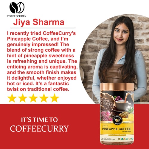 customer reviews about coffeecurry Pineapple Instant Coffee